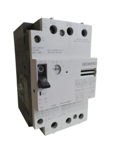 Siemens 3vu16001mk00 circuit breaker 4-6a 1na+1nc 3ph 415vac 100ka